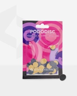 Czarne nakładki do wymiany na dyski do pedicure Pododisc Staleks Pro XS, 100 ziarnistość (50 sztuk) PDF-10-100