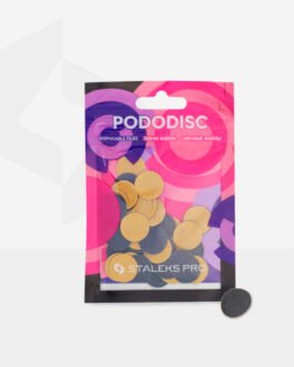 Czarne nakładki do wymiany na dyski do pedicure Pododisc Staleks Pro S, 320 ziarnistość (50 sztuk) PDF-15-320