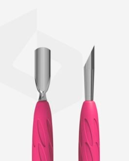 Pusher do manicure Gummy z silikonową rączką UNIQ 10 TYPE 2 (zaokrąglony, wąski i skośny pusher) PQ-10/2