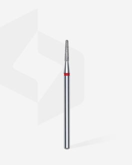 Frez diamentowy stożek ścięty czerwony EXPERT, średnica głowicy 1,8 mm / część robocza 8 mm