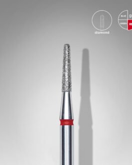 Diamentowy frez do paznokci – stożek  (frustum) czerwony EXPERT FA70R018/8