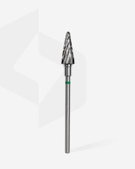 Frez węglikowy stożek zielony EXPERT, średnica głowicy 6 mm / część robocza 14 mm FT71G060/14